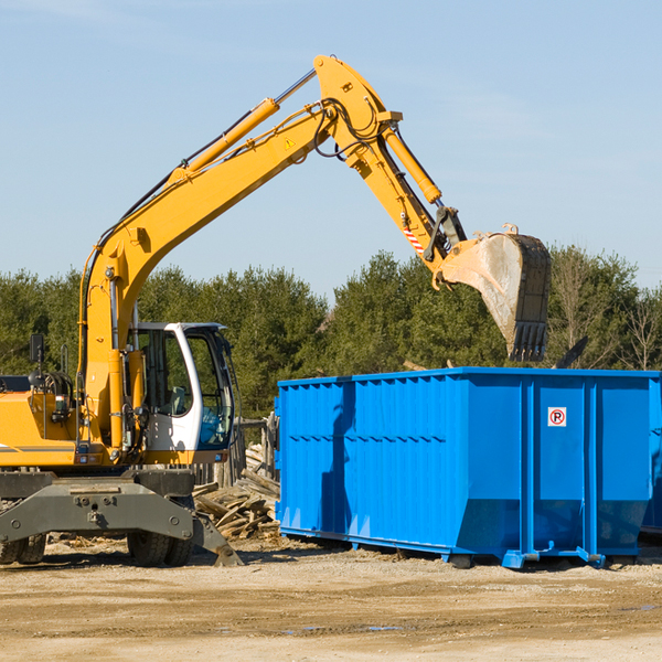 what are the rental fees for a residential dumpster in Sunflower